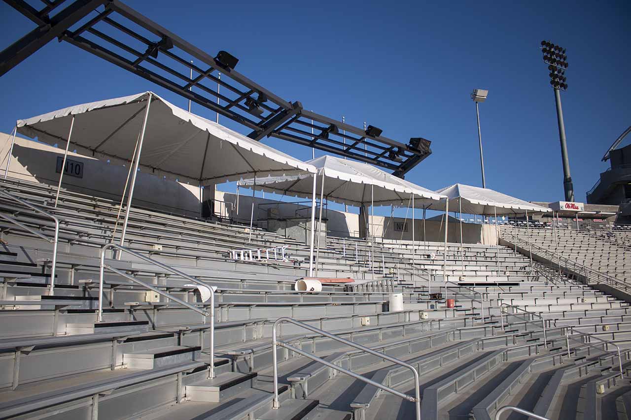 The Vaught-Hemingway Stadium Party Decks